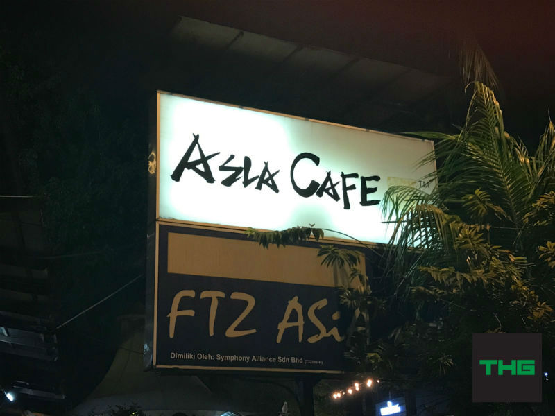 Asia Cafe signboard