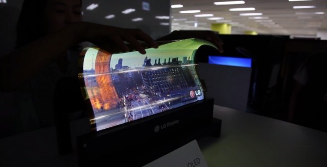 LG flexible OLED panel