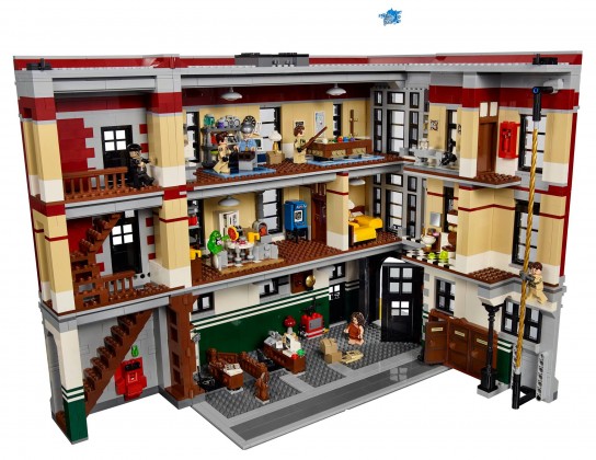 Lego Ghostbusters firehouse opened