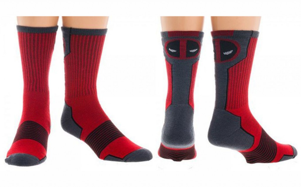 Comic Fan gift guide 2015 Deadpool Socks