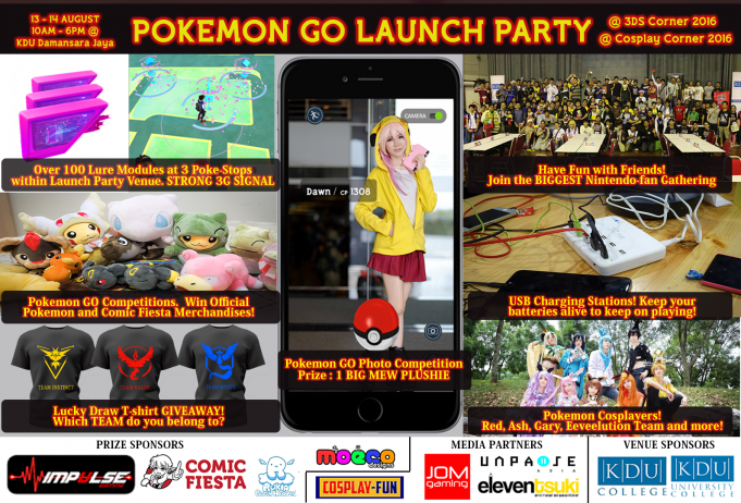 Pokemon Go launc party malaysia