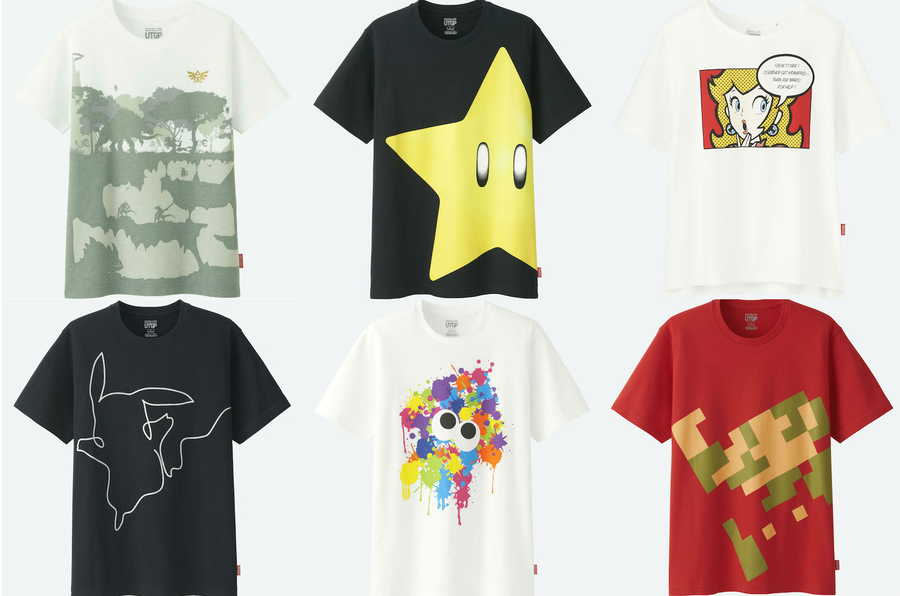Uniqlo 2017 Nintendo T SHirt competition 2nd place