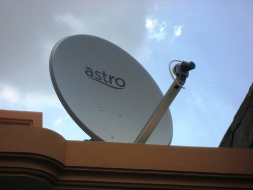 Astro satellite dish
