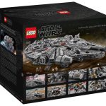 Lego UCS millennium falcon back of box