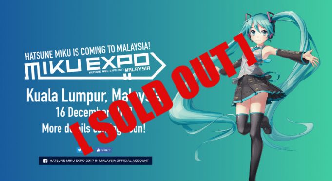 Hatsune Miku Malaysia sold out