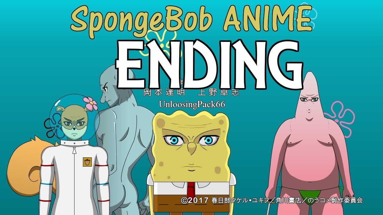 Someone made an anime ending for Spongebob